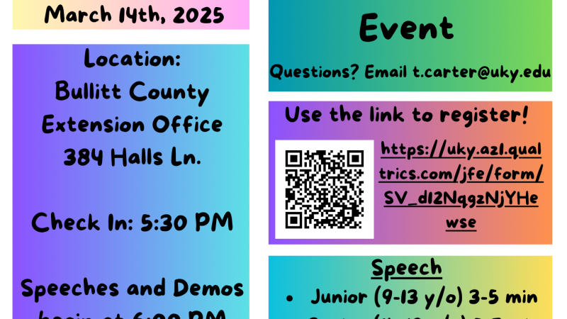 2025 Communications Event Flyer